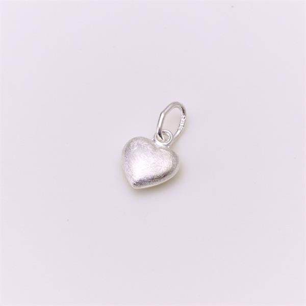 Siersbøl Herzanhänger aus Silber 13 mm matt