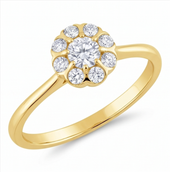 Houmann Ring , mit insgesamt 0,245 ct GH/VS-SI