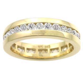 Houmann Ehering 14 Karat Gold Fingerring mit 32 Diamanten, Modell E013812x