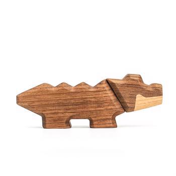 Fablewood Krokodiljunges - Holzfigur mit Magneten
