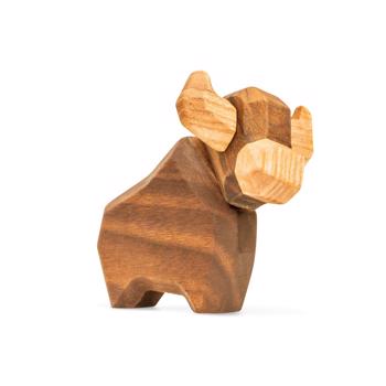 Fablewood Kleiner Stier - Wild. Bestimmt. Bold - Figur aus Holz mit Magneten