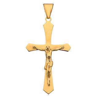 Kreuz mit Jesus, Silber oder Gold - Verschiedene Größen