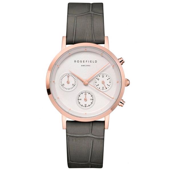 Rosefield The Gabby Collection Rosa vergoldeter Stahl Miyota Quarz Damenschmuck