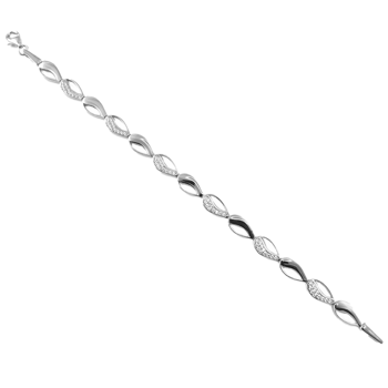 RS of Scandinavia's Handgemachte Halskette mit feinen Steinen, 5 mm breit und 50 cm lang
