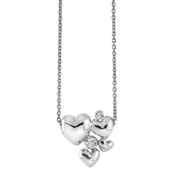 Rabinovich Heart Alliance 925 Sterling Silber Halskette oxidiert, Modell 63016170