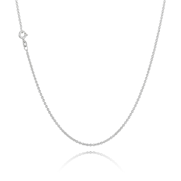 Anker rund - 925 Sterlingsilber - Erhältlich in verschiedenen Breiten und Längen