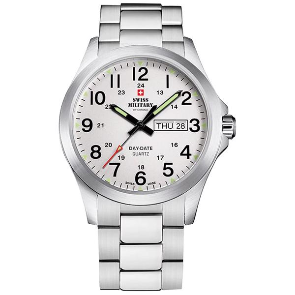 Rustfri Stål Quartz herre ur fra Swiss Military By Chrono, SMP36040.26