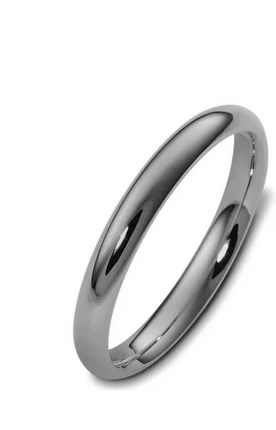 weddingrings in Titanium, 3 mm
