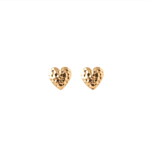 Christina Jewelry & Watches Herz-Ohrstecker vergoldetes Silber