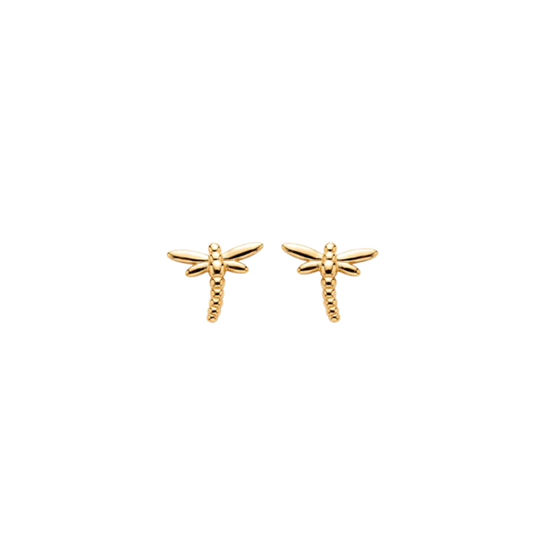 Christina Jewelry & Watches Dragonfly Ohrstecker vergoldetes Silber