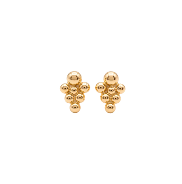 Christina Jewelry & Watches Bubbles Ohrstecker aus vergoldetem Silber