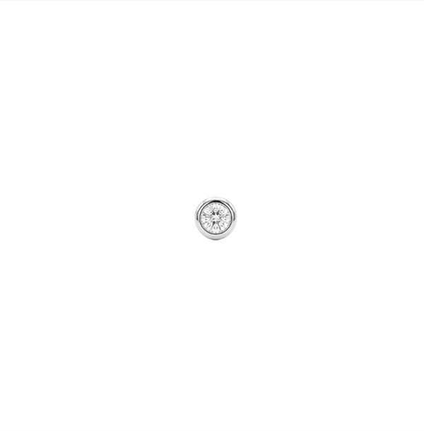Christina Jewelry & Watches Single Diamond LG Ohrring aus Silber