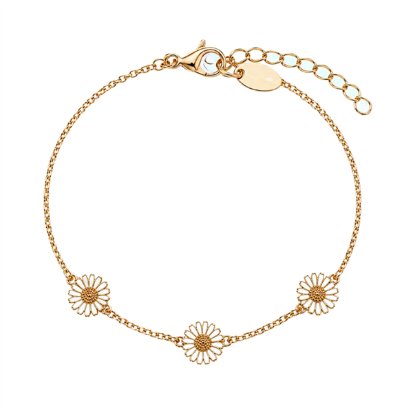Christina Jewelry & Watches Marguerites Armband vergoldetes Silber