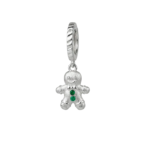 Christina Jewelry & Watches Ginger Bread Charm 6 mm Silber