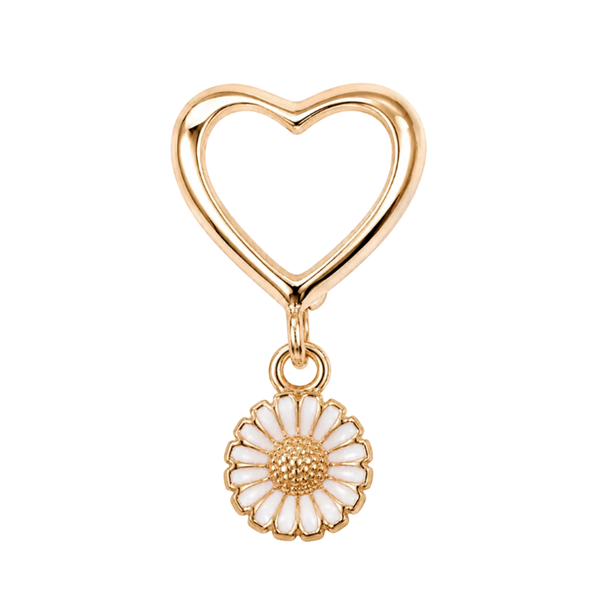 Christina Jewelry & Watches Marguerites With Love Charm 6 mm vergoldet