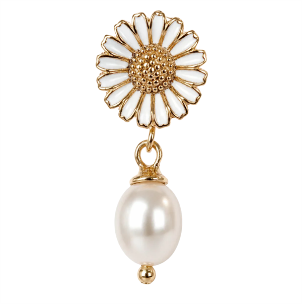 Christina Jewelry & Watches Marguerite Charm 6 mm vergoldet mit Perle