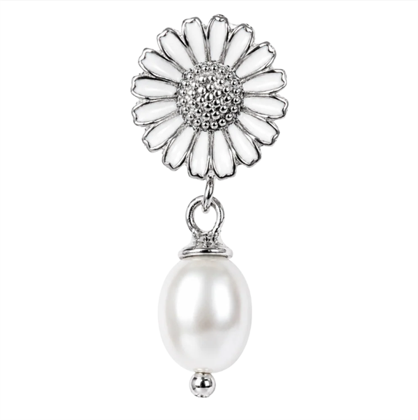Christina Jewelry & Watches Marguerite Pearl Charm 6 mm in Silber