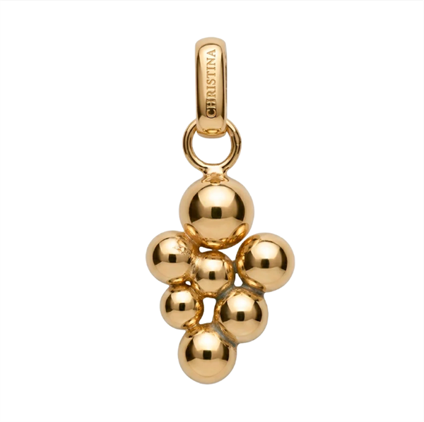Christina Jewelry & Watches Bubbles Anhänger vergoldetes Silber