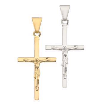 Stuhlkreuz mit Jesus, Silber oder Gold - Verschiedene Größen