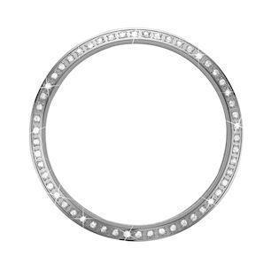 Christina Design London Collect Ø 38 mm Silber Top Ring mit 60 weißen Saphiren