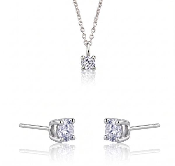 Nuran set , mit insgesamt 0,54 ct Wesselton SI