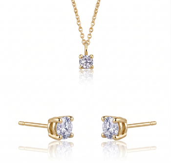 Nuran set , mit insgesamt 0,54 ct Wesselton SI