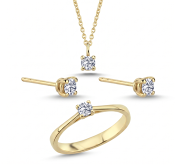 Nuran set , mit insgesamt 0,72 ct Wesselton SI