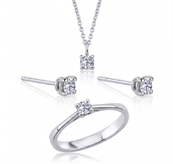 Nuran set , mit insgesamt 0,72 ct Wesselton SI