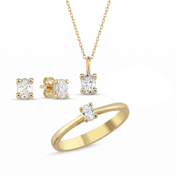 Nuran set , mit insgesamt 0,92 ct Wesselton SI