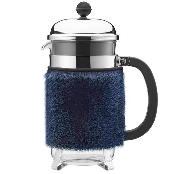 Ringdichtungsmanschette in blau mit Bodum Kolben Kaffeekanne von 1,0 L - von Great Greenland