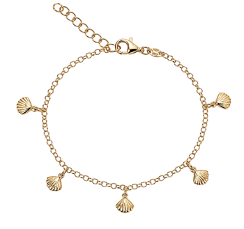 Aagaard Sea Bliss Armband vergoldetes Silber mit Anhängern