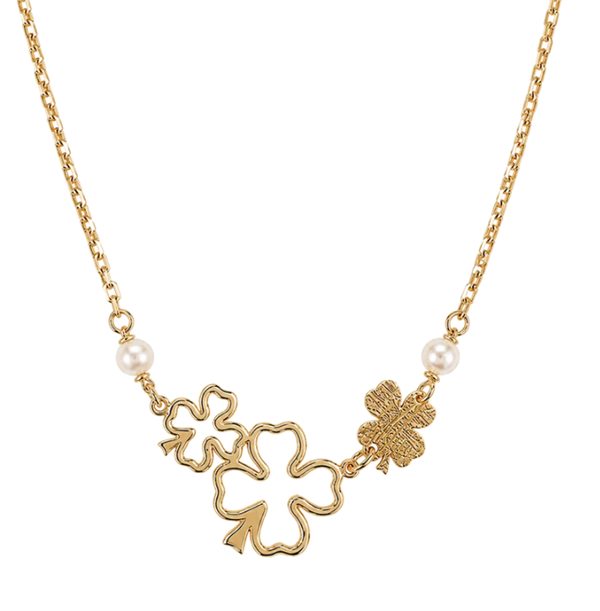 Aagaard Lucky Pearl Halskette vergoldetes Silber