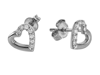 Aagaard Heartline Ohrstecker aus Silber