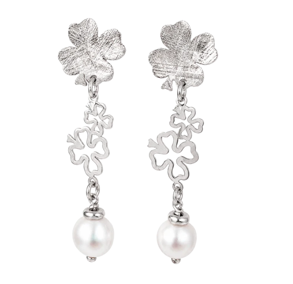 Aagaard Lucky Pearl Ohringe aus Silber