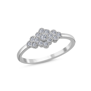 Nuran Ring , mit insgesamt 0,23 ct Wesselton SI