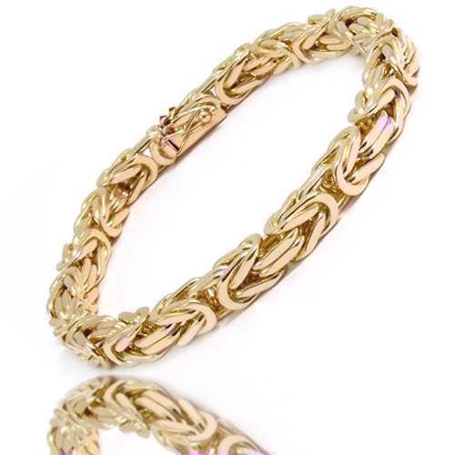 14 Karat massives Gold King Armbänder und Halsketten von Danske BNH