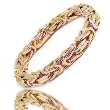 14 Karat massives Gold King Armbänder und Halsketten von Danske BNH
