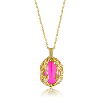 Smykke Æg med Pink Onyx, von Blicher Fuglsang