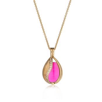 Smykke Æg med Pink Onyx, von Blicher Fuglsang