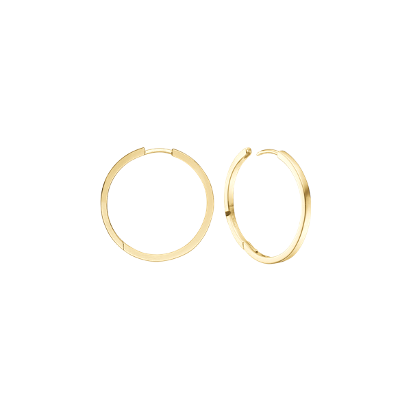 8KT CREOL 16,5 MM, TRÅD 2,3MM M/KLAPLÅS, von Aagaard