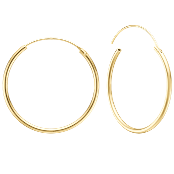 8KT CREOL 43MM, TRÅD 1,4MM M/VIPPELÅS, von Aagaard