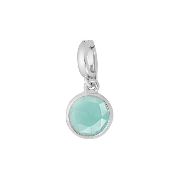 Klips til armbånd med aqua calcedon, von Blicher Fuglsang