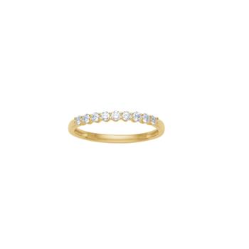 14kt. guldring m. 0,25 W/SI, von Siersbøl