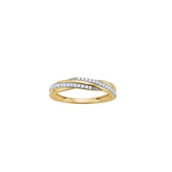 14kt. guldring m. 0,165 W/SI, von Siersbøl