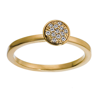 14kt ring med 0,100ct w/si, von Siersbøl