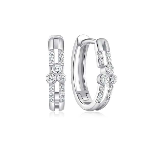 Sølv creoler, von Støvring Design