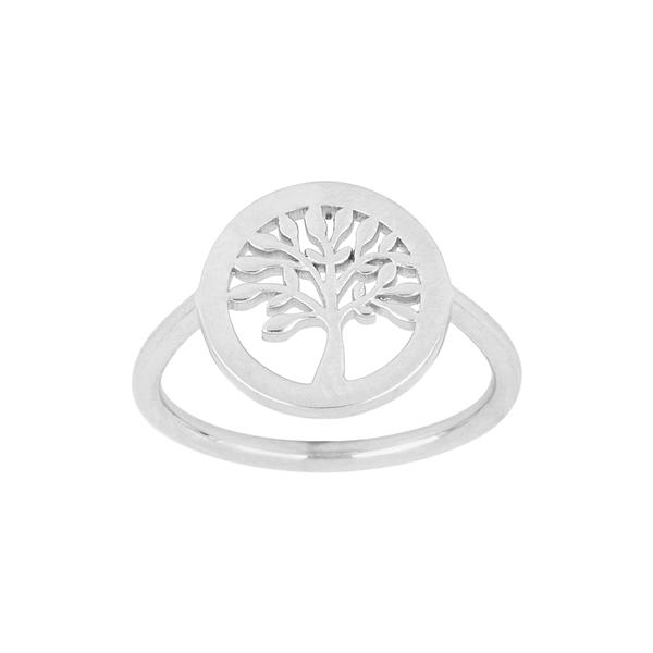 Rhod. sølvring TREE52 11mm Str.52, von Nordahl