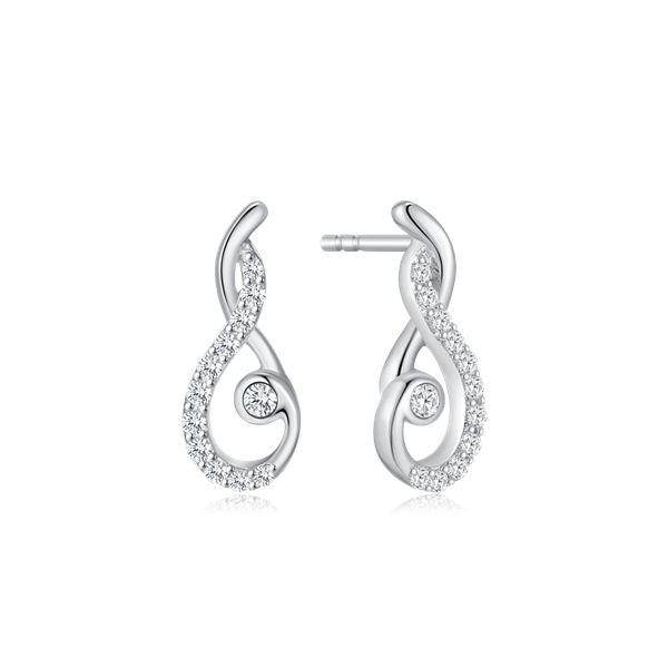 Sølv ørestikker, von Støvring Design