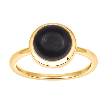 Forg Silberring SWEETS52 schwarzer Onyx 9mm, von Nordahl