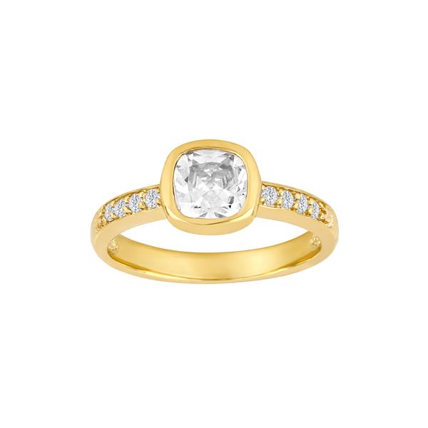 8kt. guldring m/cz, von Siersbøl